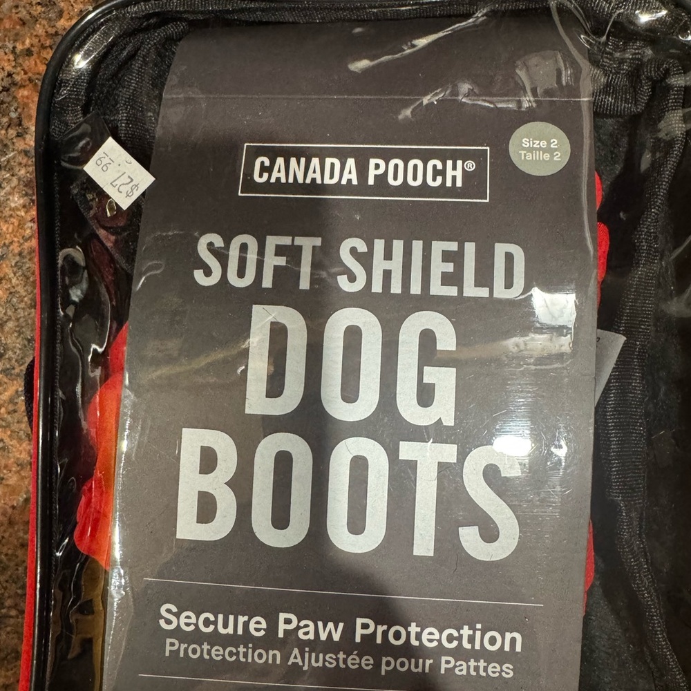 Soft Shield Dog Boots - Red